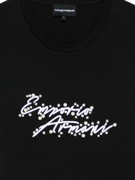 26SS 엠포리오 아르마니 반팔 티셔츠 EW003594AF12597UC001 BLACK - EMPORIO ARMANI