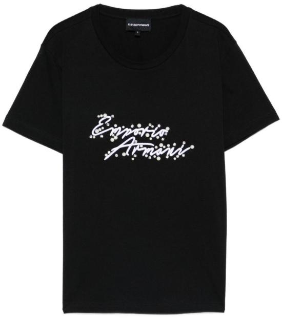 26SS 엠포리오 아르마니 반팔 티셔츠 EW003594AF12597UC001 BLACK