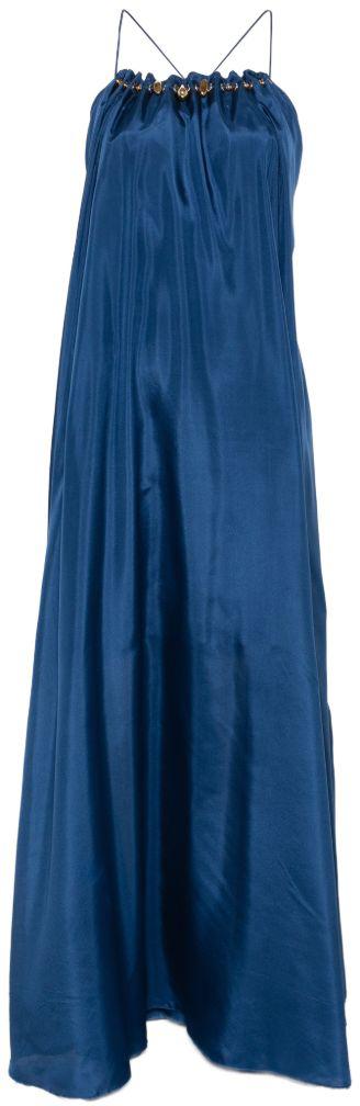 26FW 짐머만 롱 원피스 8418DSS261DKCB BLUE