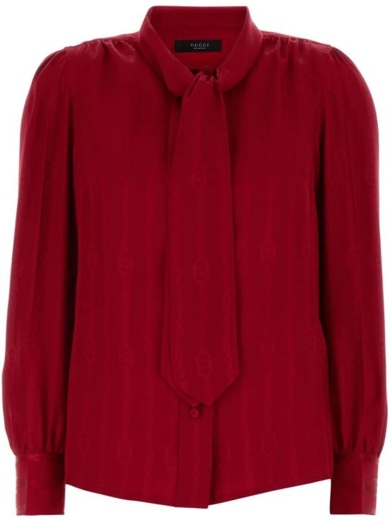 26FW 구찌 블라우스 865102 ZAM48 Red