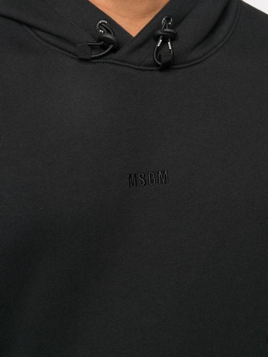  엠에스지엠 후드 티셔츠 2940MM93 207599 Black - MSGM
