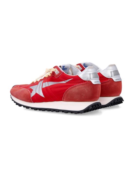 26FW 골든구스 나일론 어퍼 실버 스타 마라톤 스니커즈 GWF00683F00549240399 Red - GOLDEN GOOSE