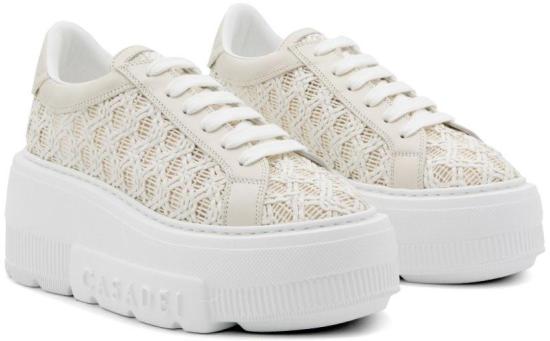 26SS 카사데이 스니커즈 2X109B0701T05823217 WHITE - CASADEI
