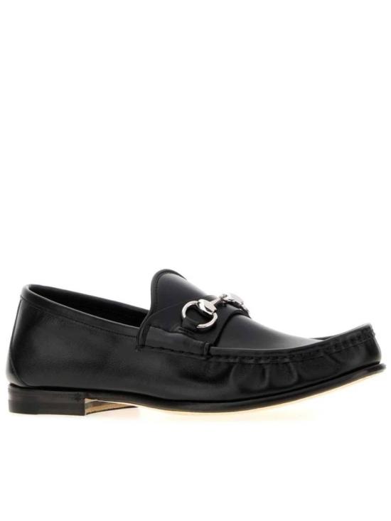 26FW 구찌 루가노 가죽 로퍼 871668 AAF3Q Black - GUCCI