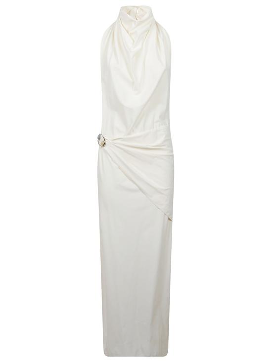 26SS 하물렛 롱 원피스 OLIMPIA White