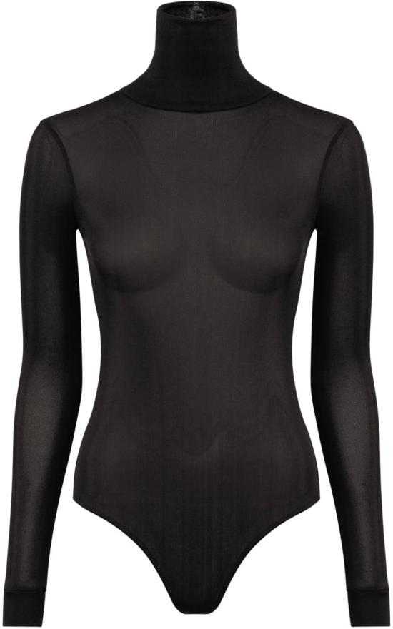  마르지엘라 하이넥 바디수트 S51NA0104S24468900 BLACK
