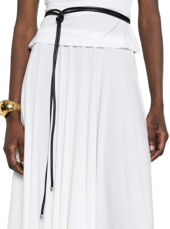 26SS 노마카말리 롱 스커트 KK225SPLQ42944 WHITE - NORMA KAMALI
