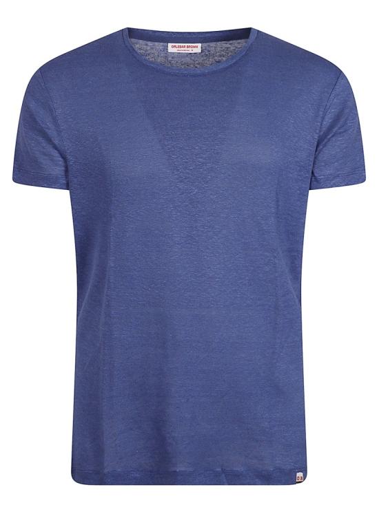 26SS 올레바 브라운 반팔 티셔츠 282475 Blue