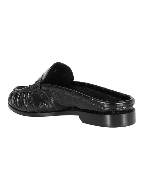 26SS 생로랑 뮬/슬리퍼 8697420WXAF1000 Black - SAINT LAURENT