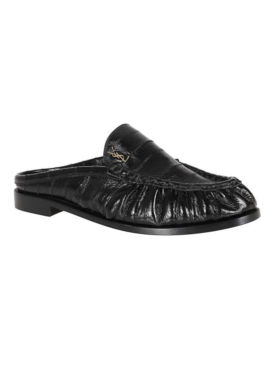 26SS 생로랑 뮬/슬리퍼 8697420WXAF1000 Black - SAINT LAURENT