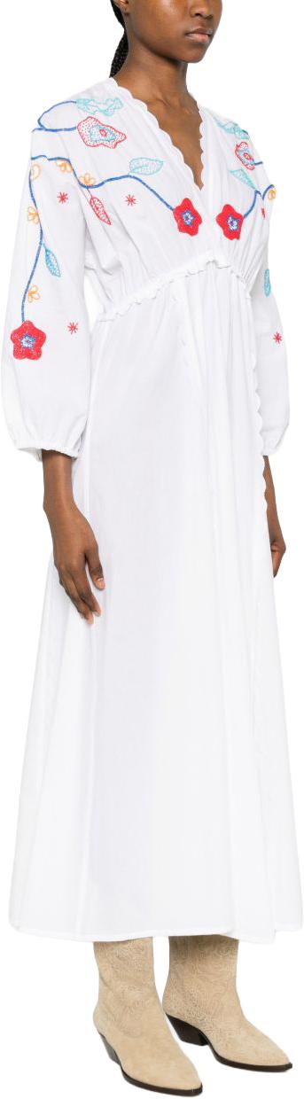 26SS 포르테포르테 롱 원피스 14850MYDRESSCRYSTAL WHITE - FORTE FORTE