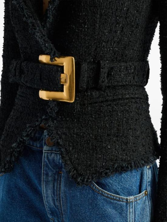 26FW 발망 수트 자켓 HF1SI636XM07 0PA Black - BALMAIN