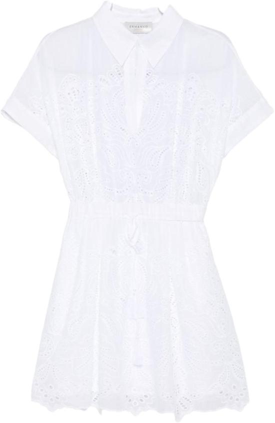 26SS 에르마노 피렌제 숏 원피스 D48EQ028EN0MF010 WHITE