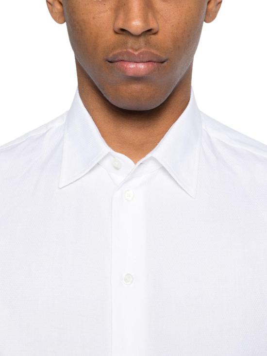 26SS 엠포리오 아르마니 긴팔 셔츠 EM000099TE19225F0004 WHITE - EMPORIO ARMANI