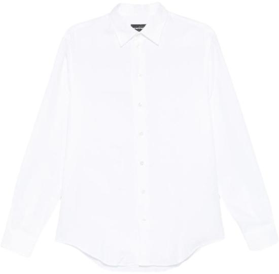 26SS 엠포리오 아르마니 긴팔 셔츠 EM000099TE19225F0004 WHITE