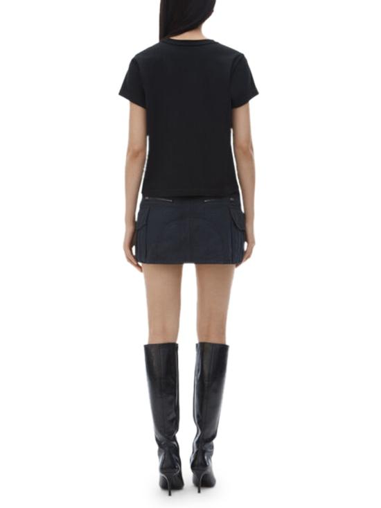 26SS 알렉산더 왕 반팔 티셔츠 4CC3241521001 Black - ALEXANDER WANG