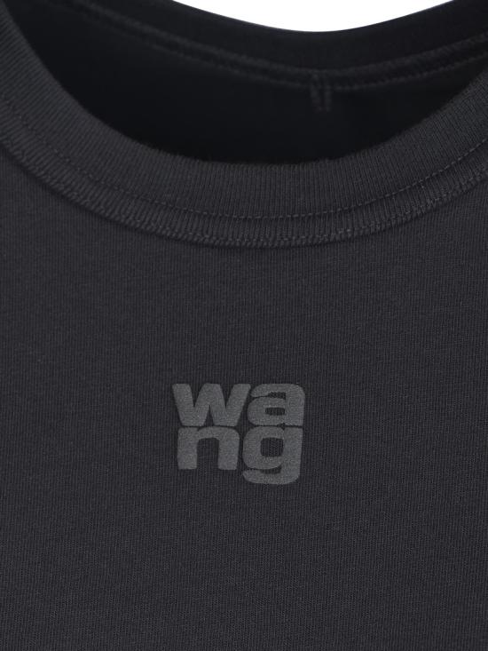 26SS 알렉산더 왕 반팔 티셔츠 4CC3241521001 Black - ALEXANDER WANG