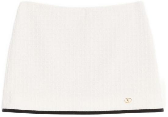 26FW 발렌티노 가라바니 숏 스커트 BRAF90ACVCBJ WHITE