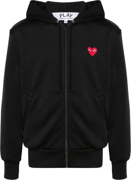 26SS 꼼데가르송 후드 티셔츠 AXT1721 BLACK