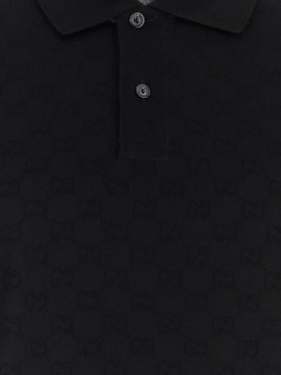 26FW 구찌 폴로 티셔츠 A002V0 XJHX4 Black - GUCCI