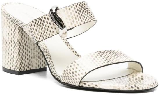 26SS 엠포리오 아르마니 뮬/슬리퍼 EW004447AF25072U1131 LICHTGREY - EMPORIO ARMANI