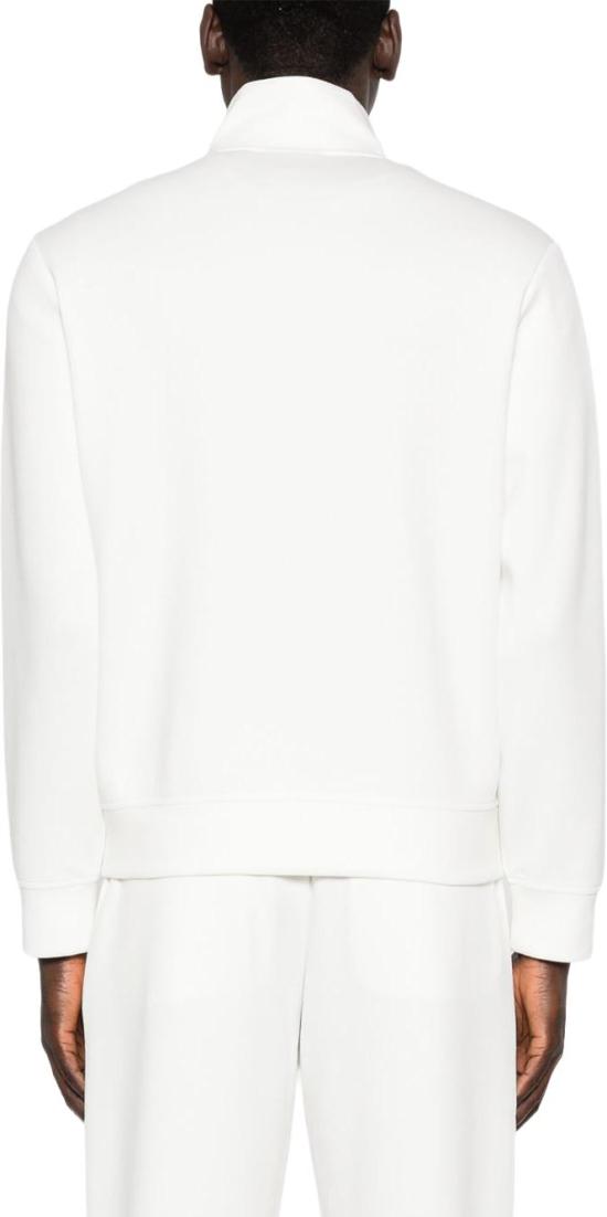 26SS 엠포리오 아르마니 집업 니트 EM004536AF10013U0003 WHITE - EMPORIO ARMANI