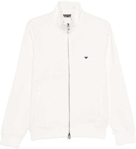 26SS 엠포리오 아르마니 집업 니트 EM004536AF10013U0003 WHITE