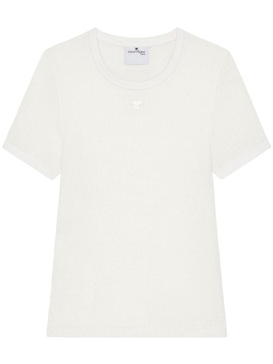 25SS 쿠레쥬 반팔 티셔츠 125JTS017JS00690001 WHITE