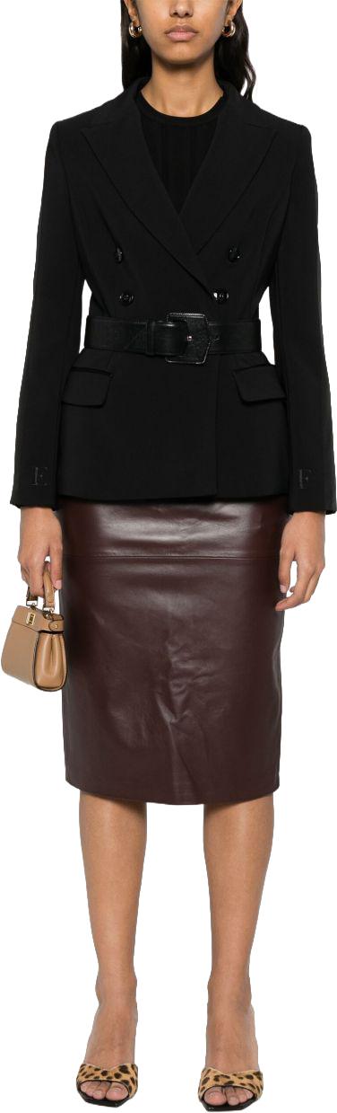 25SS 엘리자베타프랜치 수트 자켓 GI14353E2110 BLACK - ELISABETTA FRANCHI