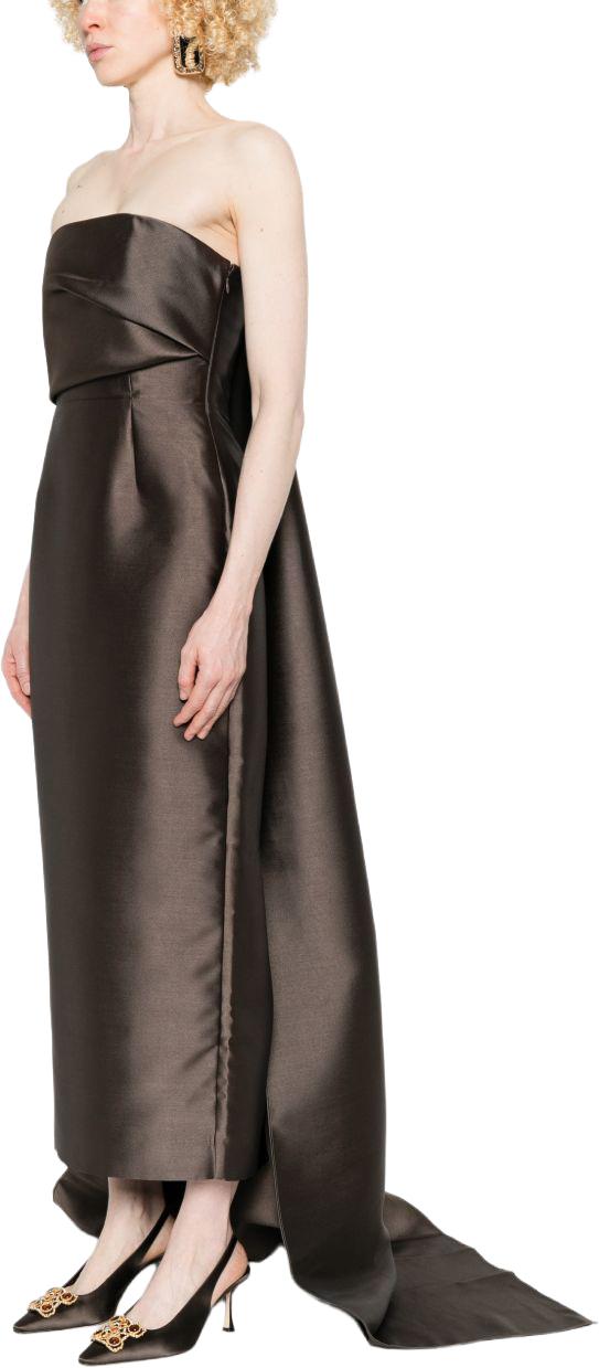26SS 솔러스런던 롱 원피스 OS47047FLINT BROWN - SOLACE LONDON