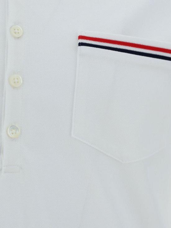 26SS 톰브라운 폴로 티셔츠 810589996768 WHITE - THOM BROWNE