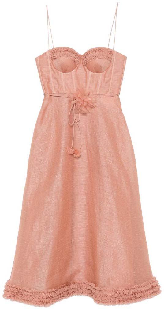 26SS 짐머만 미디 원피스 7568DS261PEO PINK