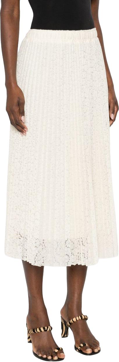 26SS 에르마노 설비노 롱 스커트 D482O374EWF20304 WHITE - ERMANNO SCERVINO
