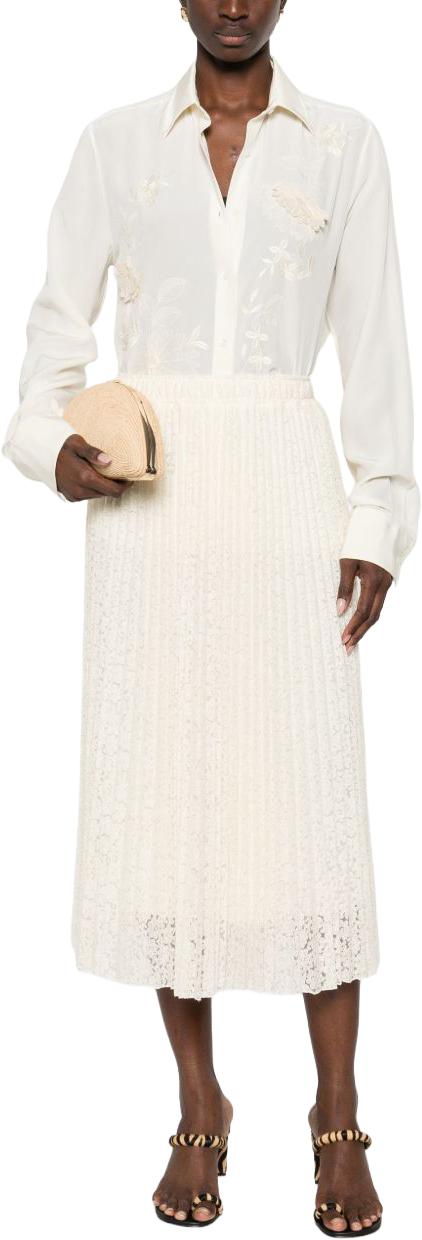 26SS 에르마노 설비노 셔츠 D482K355RVKX14800 WHITE - ERMANNO SCERVINO