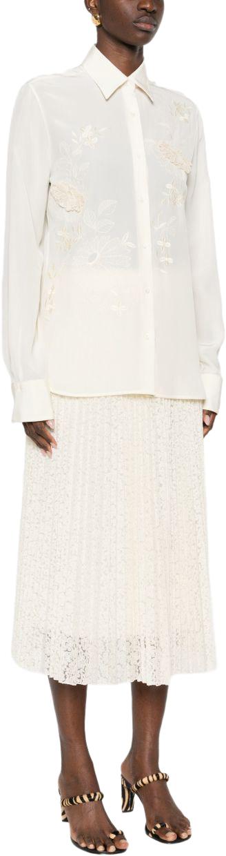 26SS 에르마노 설비노 셔츠 D482K355RVKX14800 WHITE - ERMANNO SCERVINO