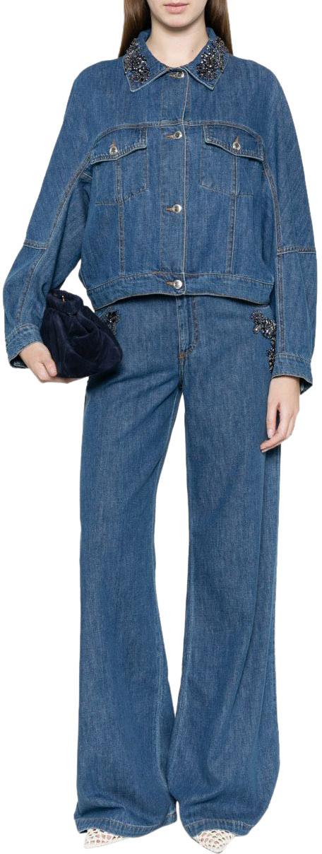 26SS 에르마노 피렌제 데님 팬츠 D48EP055EJ4MF152 BLUE - ERMANNO FIRENZE