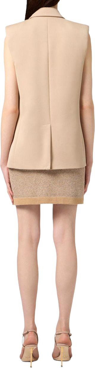 25FW 엘리자베타프랜치 숏 스커트 GK23T57E2EA2 BEIGE - ELISABETTA FRANCHI
