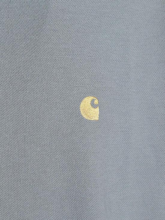 26SS 칼하트 숏슬리브 체이스 피케 폴로 I0238073LPXX BLUE - CARHARTT
