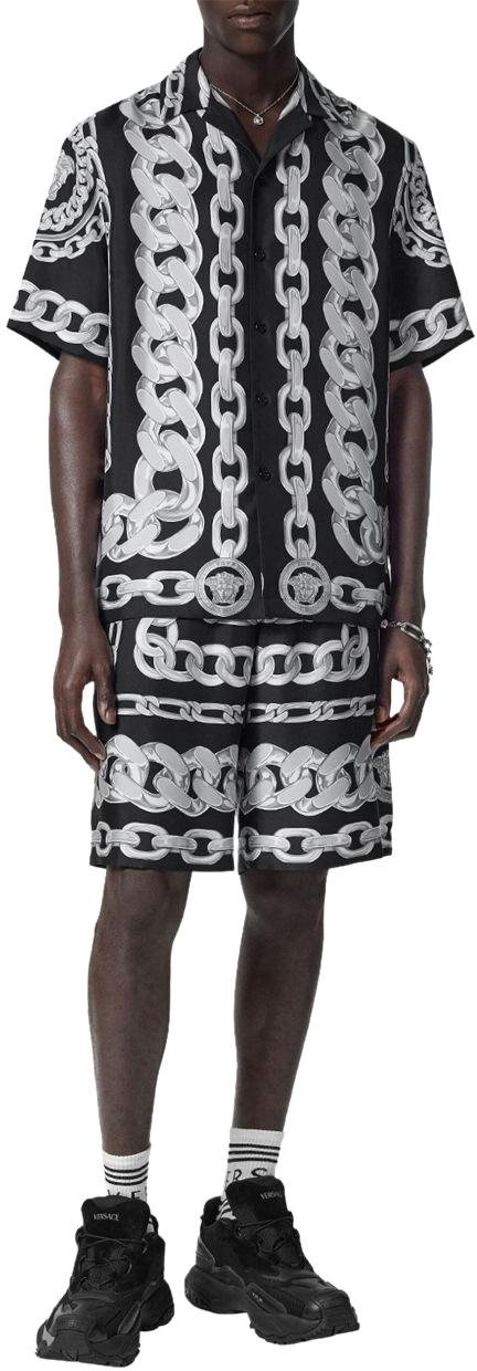 25SS 베르사체 숏팬츠 10024761A133975B950 BLACK - VERSACE