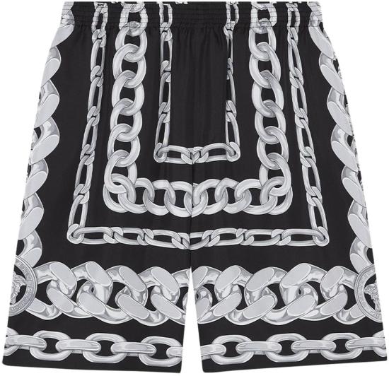 25SS 베르사체 숏팬츠 10024761A133975B950 BLACK