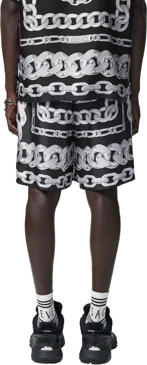 25SS 베르사체 숏팬츠 10024761A133975B950 BLACK - VERSACE