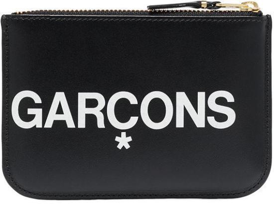 26SS 꼼데가르송 클래식 레더 라인 파우치 SA8100HL1 BLACK - COMME DES GARCONS