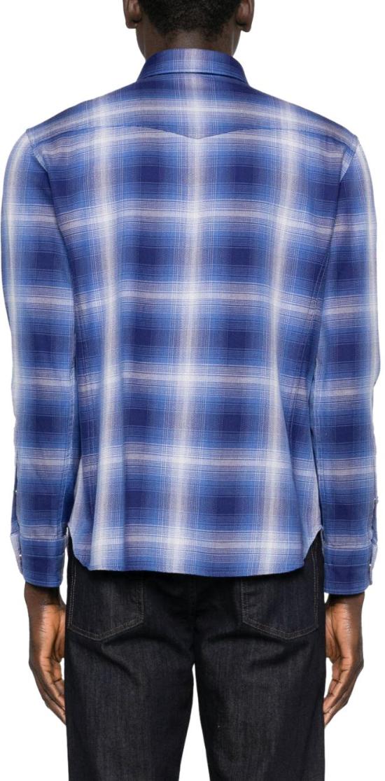 26SS 톰포드 긴팔 셔츠 HDS001FMC305UUC BLUE - TOMFORD