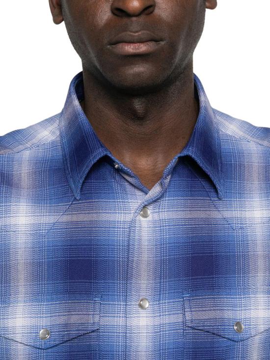 26SS 톰포드 긴팔 셔츠 HDS001FMC305UUC BLUE - TOMFORD