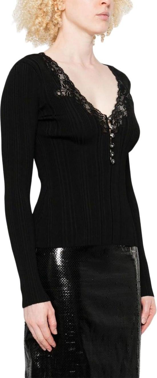 25FW 셀프 포트레이트 스웨터 AW25042TBLACK - SELF PORTRAIT