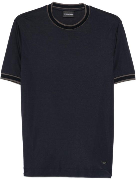 26SS 엠포리오 아르마니 반팔 티셔츠 EM005361AF13721UB118 BLUE