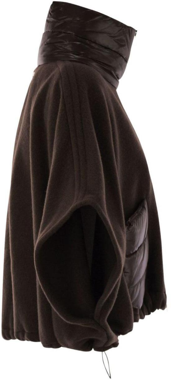 26FW 에르노 A 셰이프 리조트 쇼트 판초 GI00042DR333958810 BROWN - HERNO