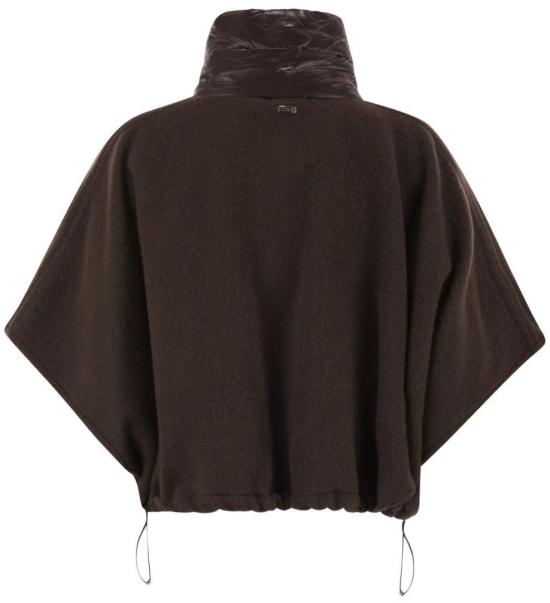 26FW 에르노 A 셰이프 리조트 쇼트 판초 GI00042DR333958810 BROWN - HERNO
