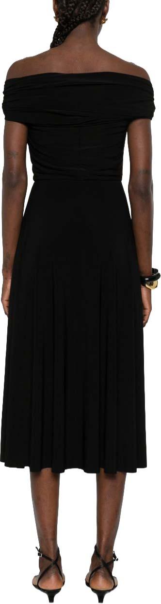 26SS 노마카말리 미디 원피스 KK1263PLT51001 BLACK - NORMA KAMALI