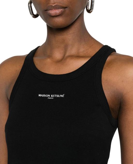26SS 메종키츠네 롱 원피스 QW01650KA0033P199 BLACK - MAISON KITSUNE